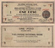*1 Peso Filipíny 1944, S624b AU/UNC - Kliknutím na obrázok zatvorte -